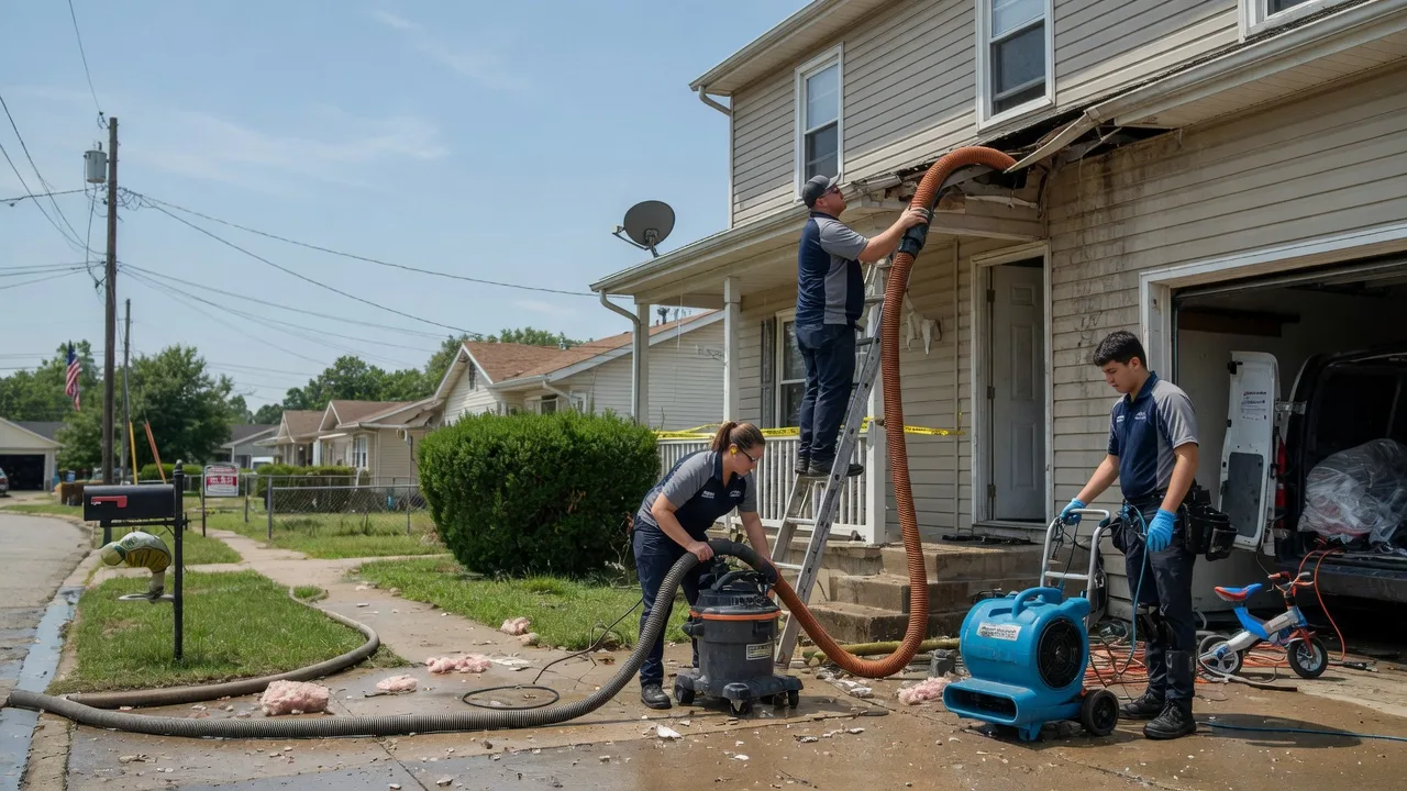 Water Damage Restoration in Bristow, IN near me